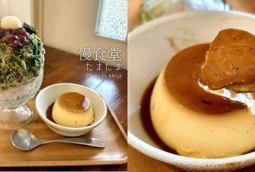 【桃園冰店】慢食堂．來老宅吃日式冰品+療癒布丁，人氣甜品一次享受!